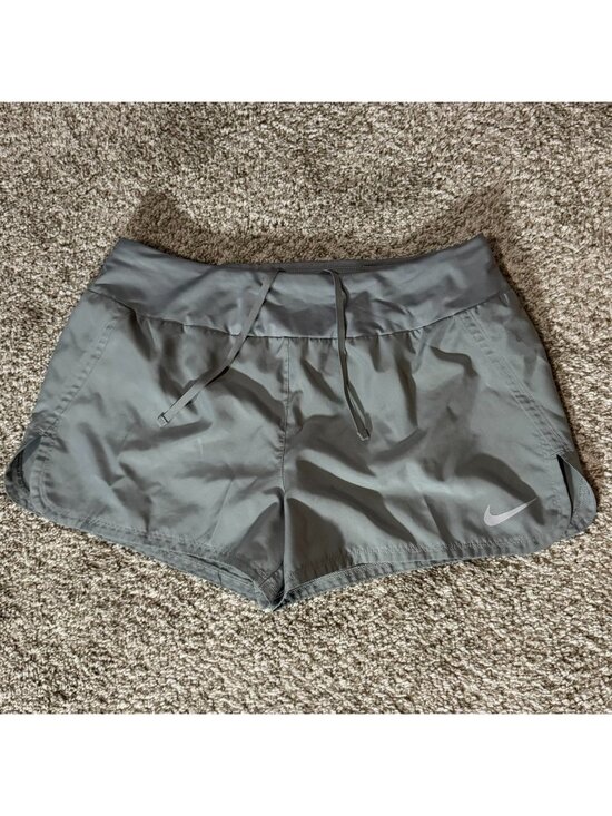 Nike Pants - Nike Running Shorts Womens Large Gray Dri-FIT Lined Drawstring Athletic CJ2400